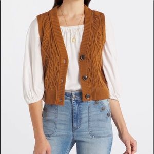 WYNTER Buttoned Sweater Vest // Size L // Stitch Fix